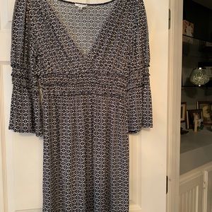 Sophie Max navy/white print dress